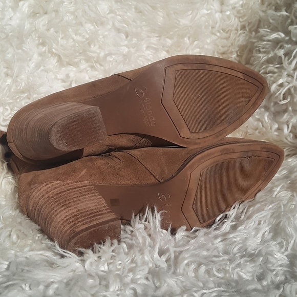 🌟3/50 Blonde Tan Ankle Heeled boots - Picture 11 of 11